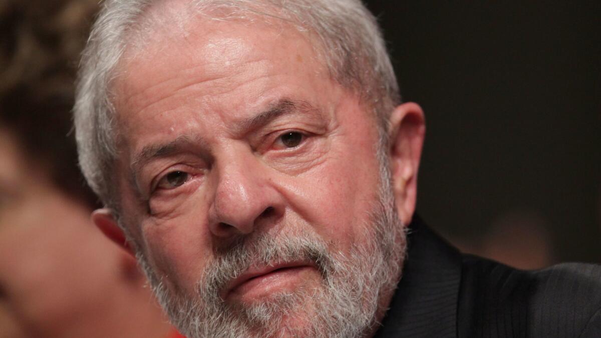 Brazil's former president, Luiz Inacio Lula da Silva, was sentenced to 9 1/2 years in prison.