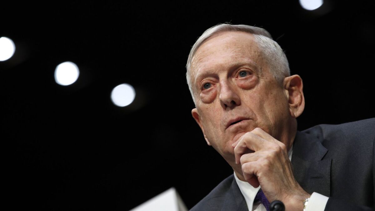 Defense Secretary James N. Mattis suggested at a security conference in Bahrain on Saturday that the killing of Saudi journalist Jamal Khashoggi “undermines regional stability” in the Middle East.