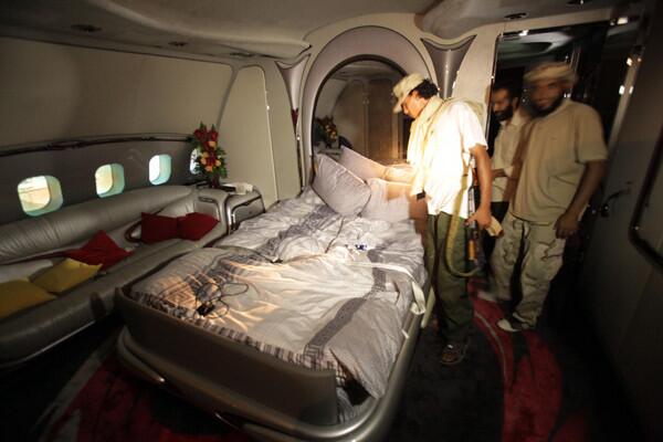 Muammar Gaddafi's plane