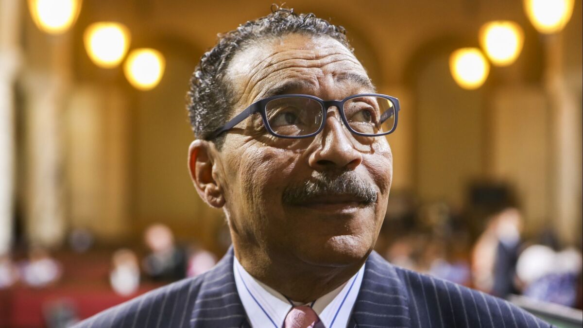 Herb Wesson at Los Angeles City Hall on July 1, 2015.