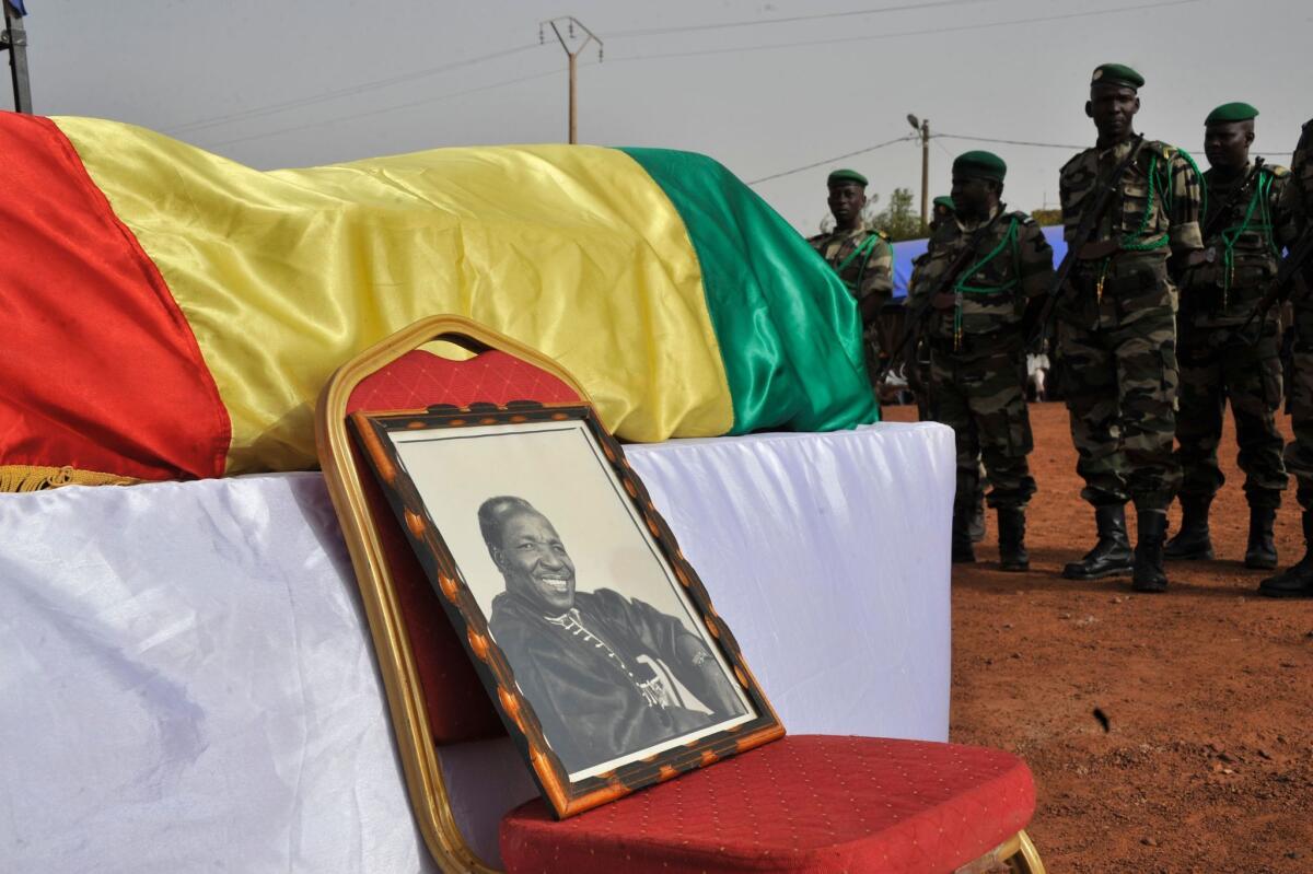 The funeral for internationally renowned Malian photographer Malick Sidibe was held in Bamako on Saturday.