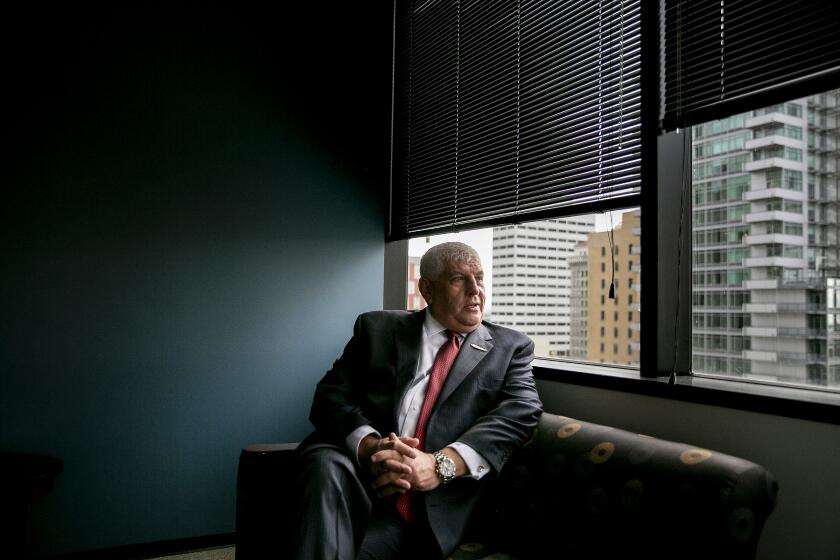 Hasan Ikhrata, executive director of the San Diego Association of Governments, poses for a portrait on December 6, 2018, in his office in San Diego, California.