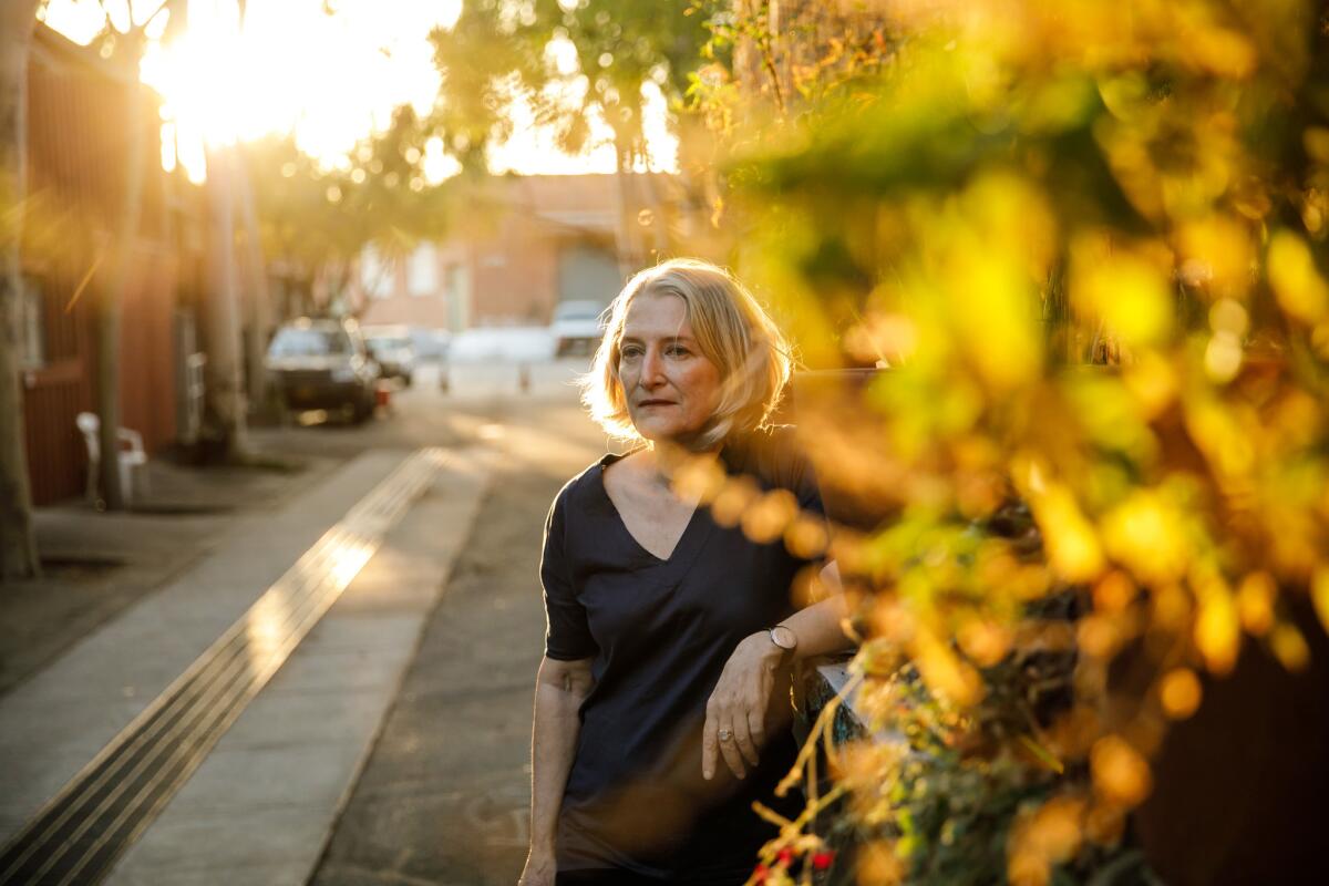 Sylvia Tidwell, head of the Santa Fe Art Colony Tenants Assn., in 2017. Long-simmering fears about rent hikes are coming to fruition.