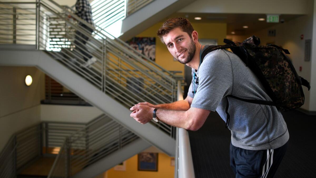 Former UCLA quarterback Josh Rosen has resumed taking classes at UCLA toward an undergraduate degree in economics.