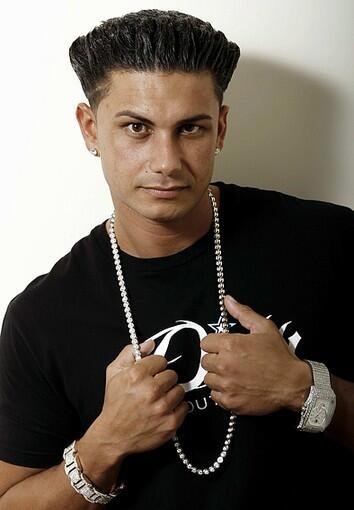 Mike "The Situation" may have the abs. But no one rocks shellacked hair like Pauly D. He gets an extra fist-pump for out-smushing Mike this season. Now that's a situation.