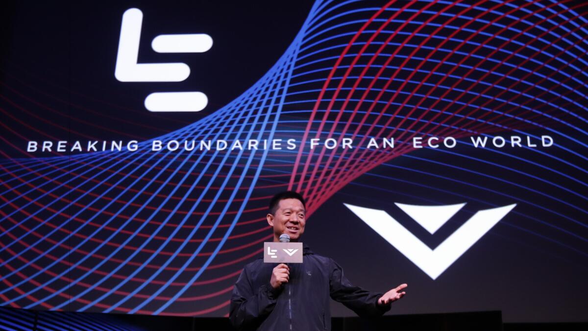 Jia Yueting leads Chinese technology giant LeEco, which is buying Vizio for $2 billion.