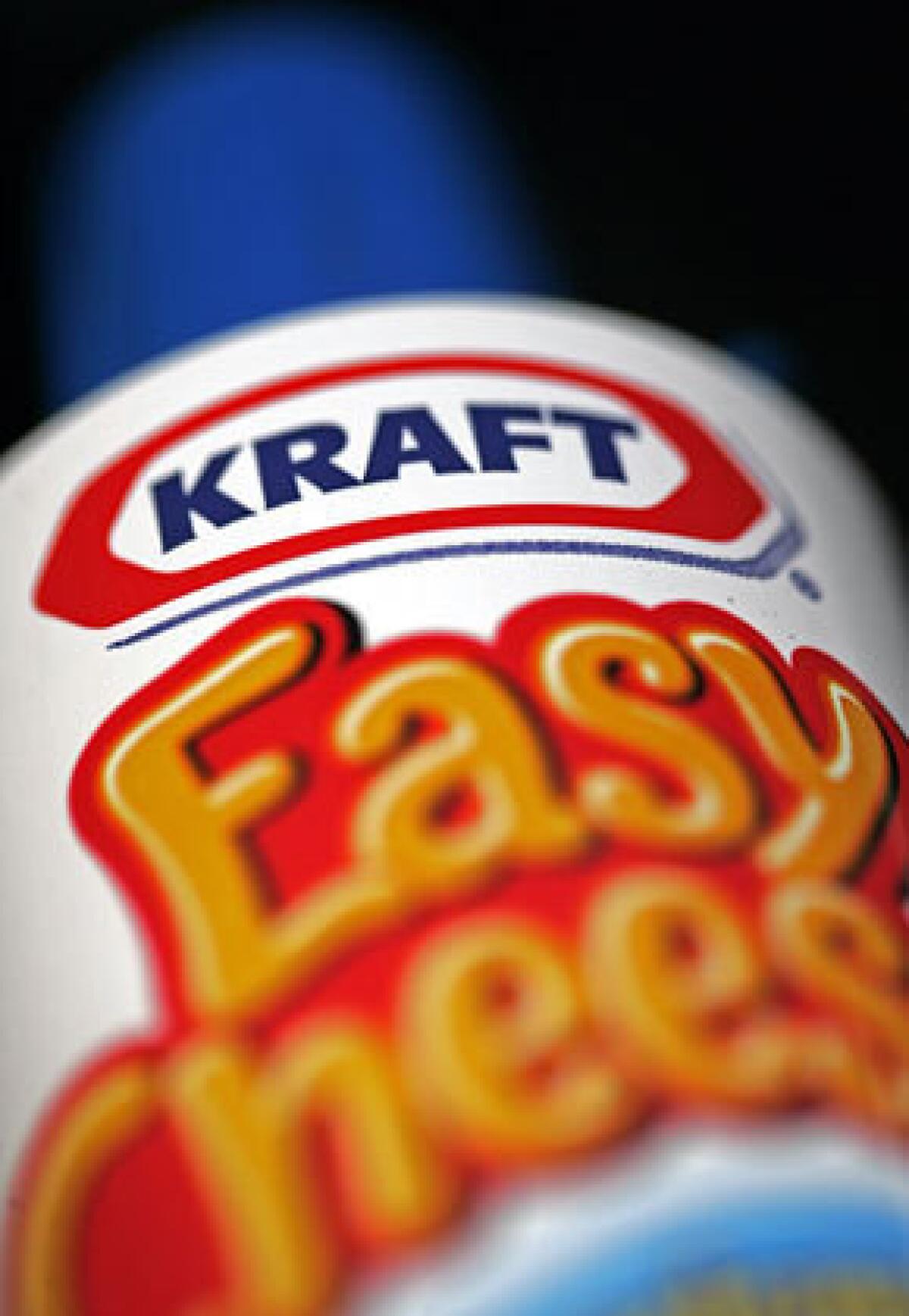 A can of of Kraft Easy Cheese.
