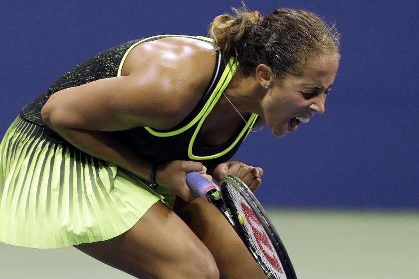 Madison Keys defeated Alison Riske early Tuesday morning.