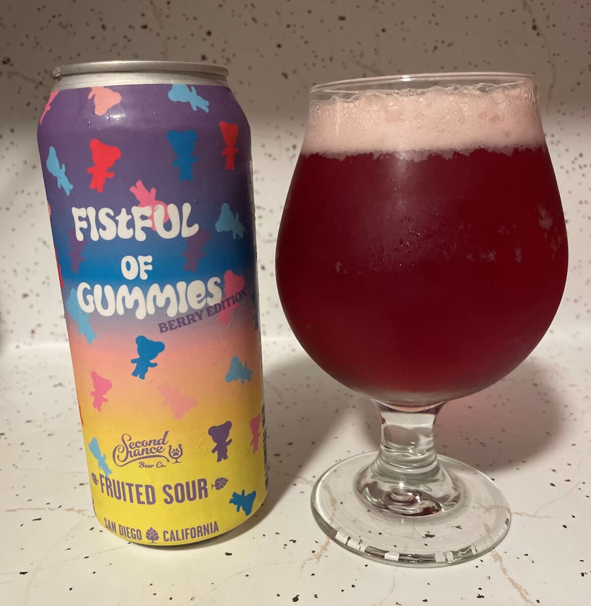 Second Chance Beer's Fistful of Gummies, Berry Edition.