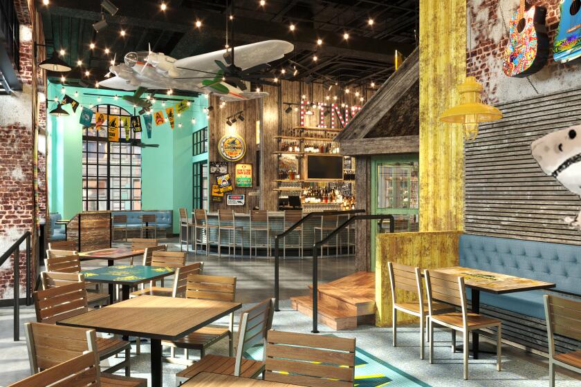 The new Margaritaville San Diego features LandShark Bar & Grill, its signature restaurant.