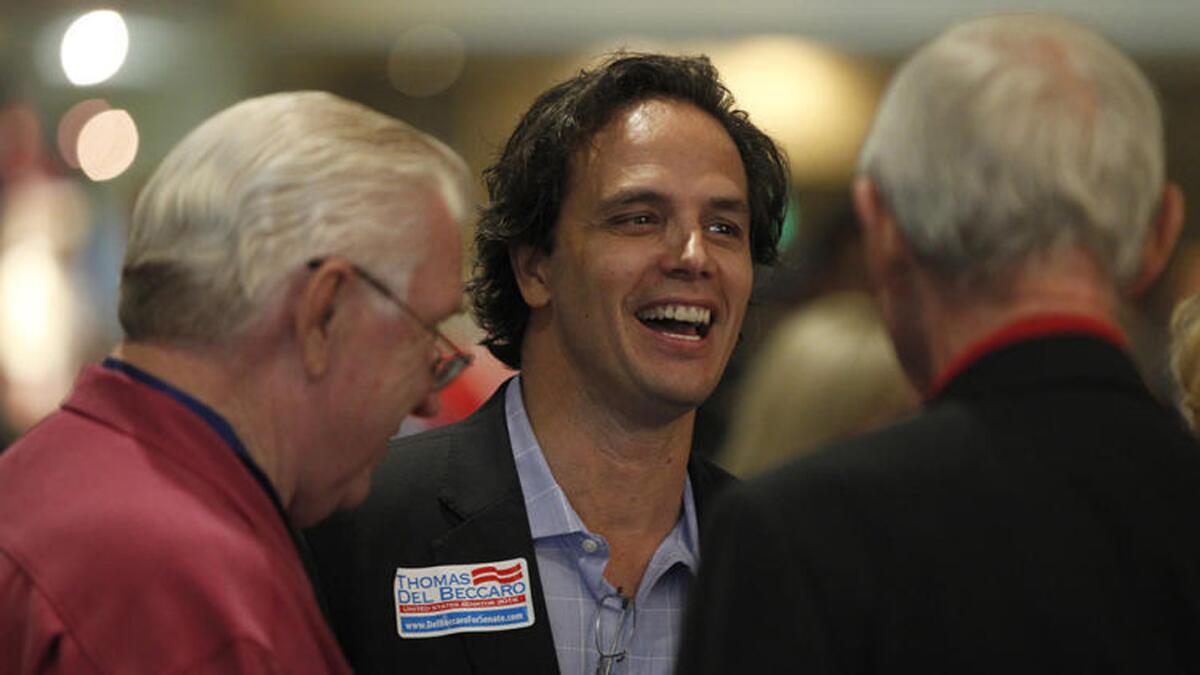 Former California Republican Party leader Tom Del Beccaro is among the candidates running for U.S. Senate.