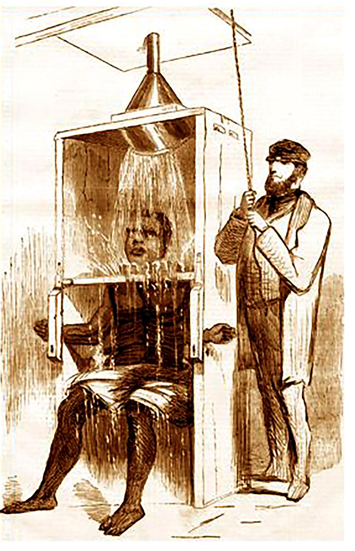 "Negro Convict Showered to Death" 