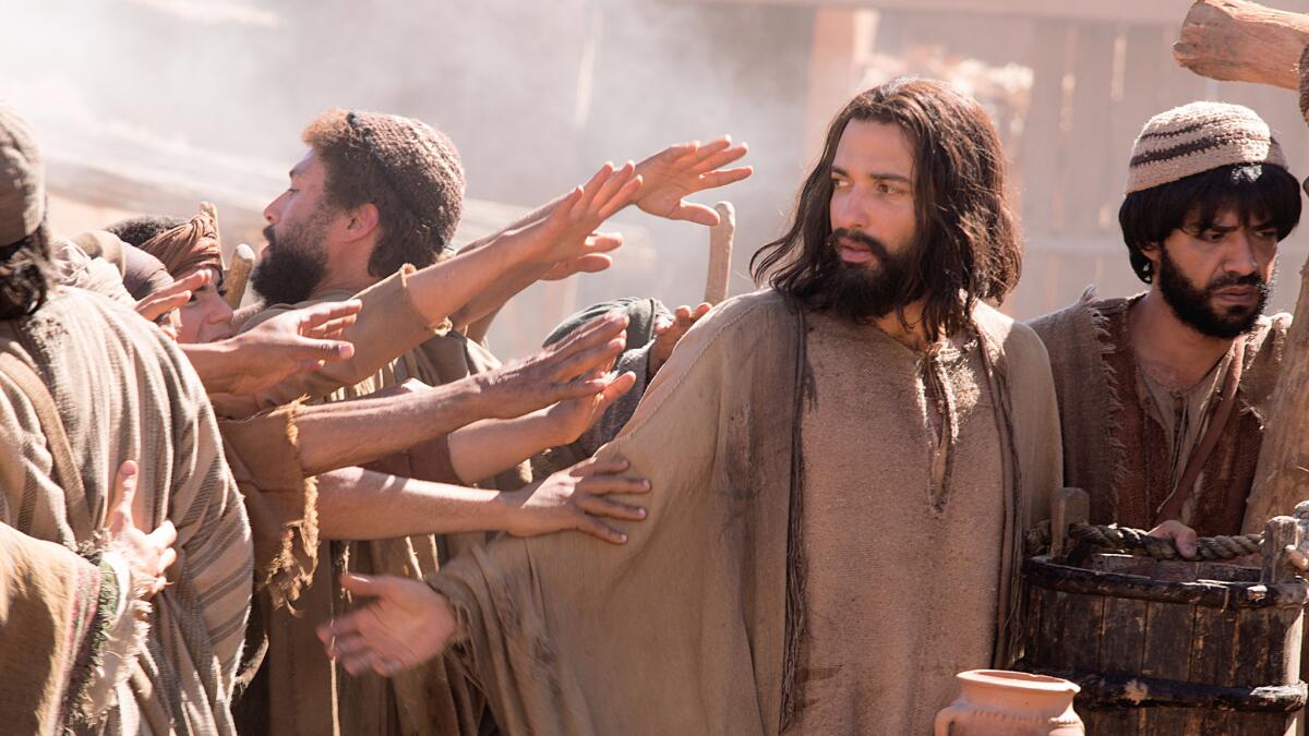 Lebanese American Haaz Sleiman as Jesus of Nazareth in National Geographic Channel's "Killing Jesus."