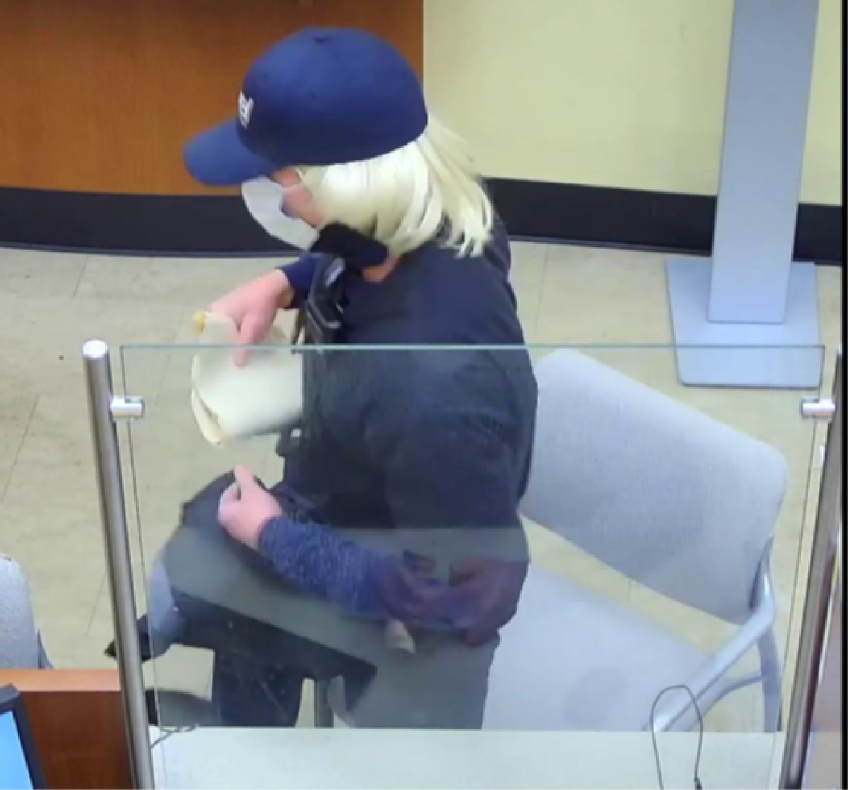 The FBI and San Diego police were searching for a man who they say robbed a bank teller in Scripps Ranch on Monday morning.