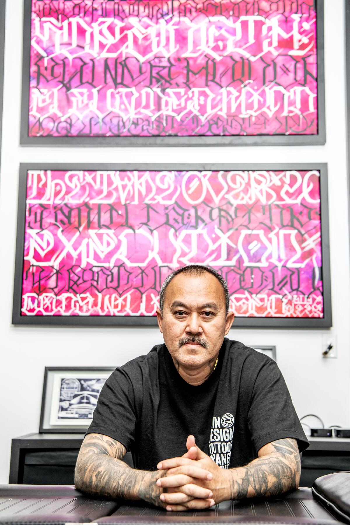 Tattoo artist Robert Pho.