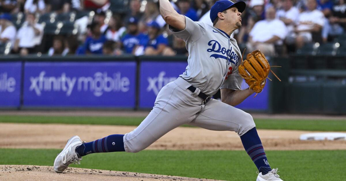 Dodgers White Sox'u süpürürken Gavin Stone oyundan çıkıyor