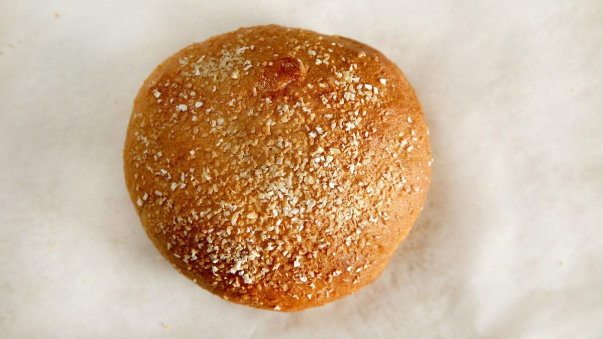 Homemade whole wheat hamburger buns