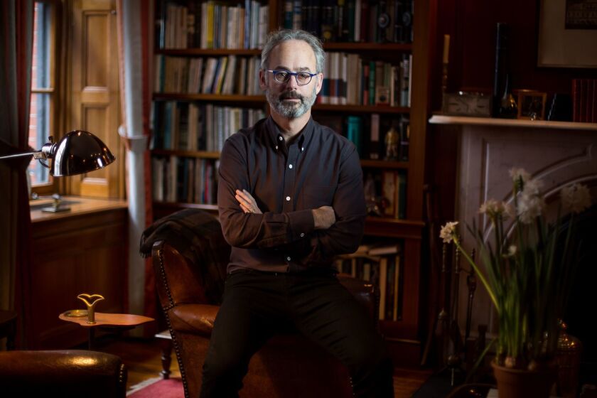 Author Amor Towles at home in New York City.