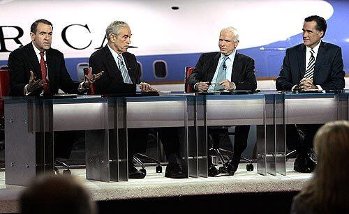 Debate -- Huckabee, Paul, McCain and Romney