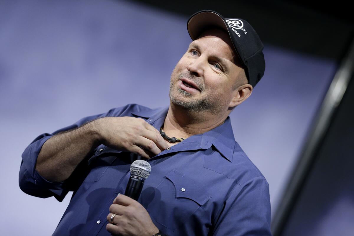 Garth Brooks, shown during a July news conference in Nashville, Tenn., formally ends his self-imposed hiatus from touring with the kickoff of a new world tour on Sept. 4 in Rosemont, Ill.