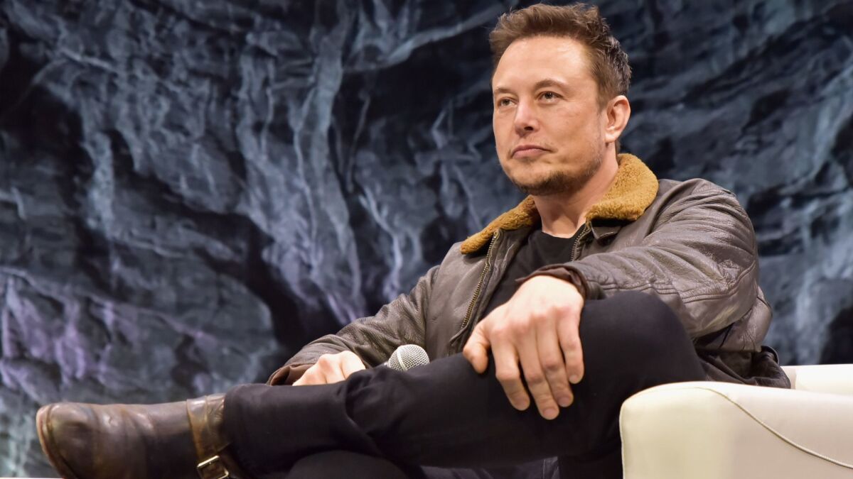 Elon Musk participates in a question-and-answer session in Austin, Texas, on March 11.