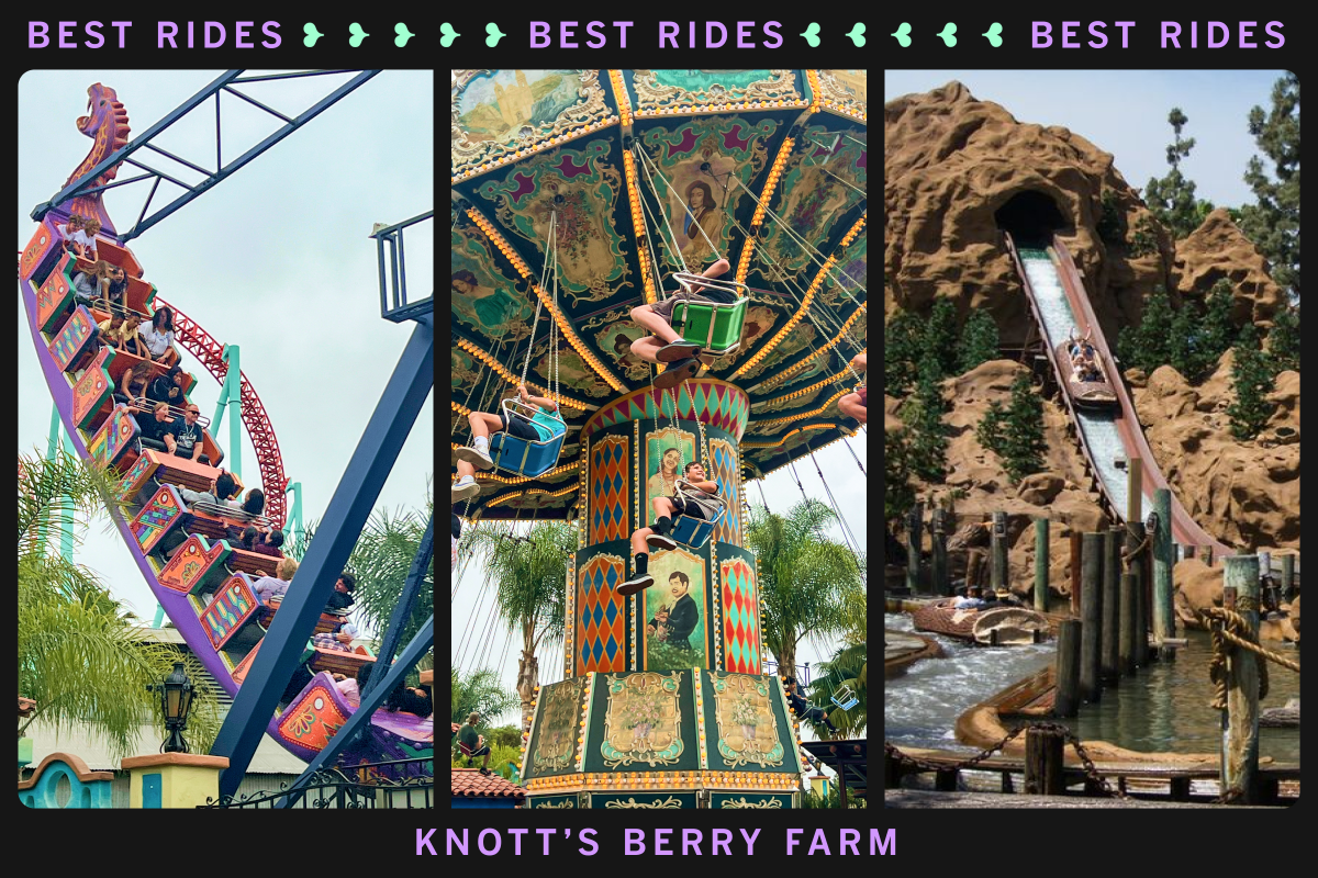 Boysenberry-themed rides at Knott