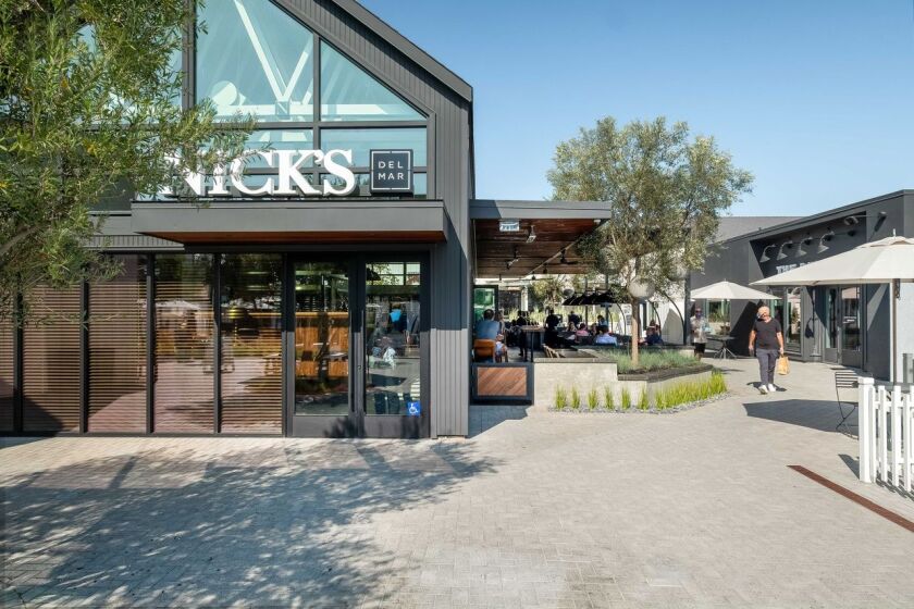 Nick's Del Mar recently opened in the One Paseo center in Carmel Valley.