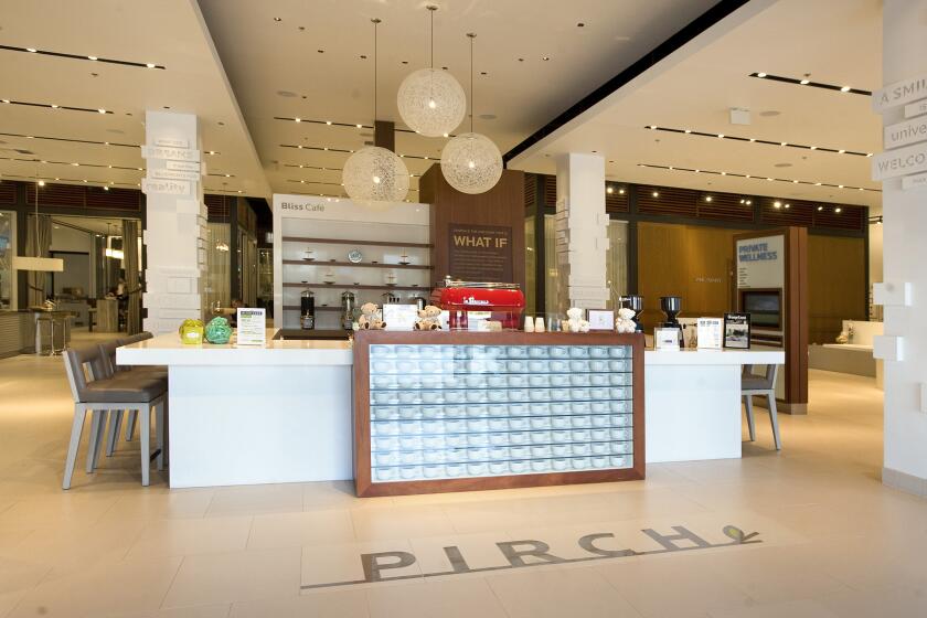 Just inside the front door of the home decor and design store Pirch in Costa Mesa. Additional Information: pirch.11xx 10/9/14 Photo by Nick Koon / Staff Photographer. Pirch store for interior design and appliances located in Costa Mesa.