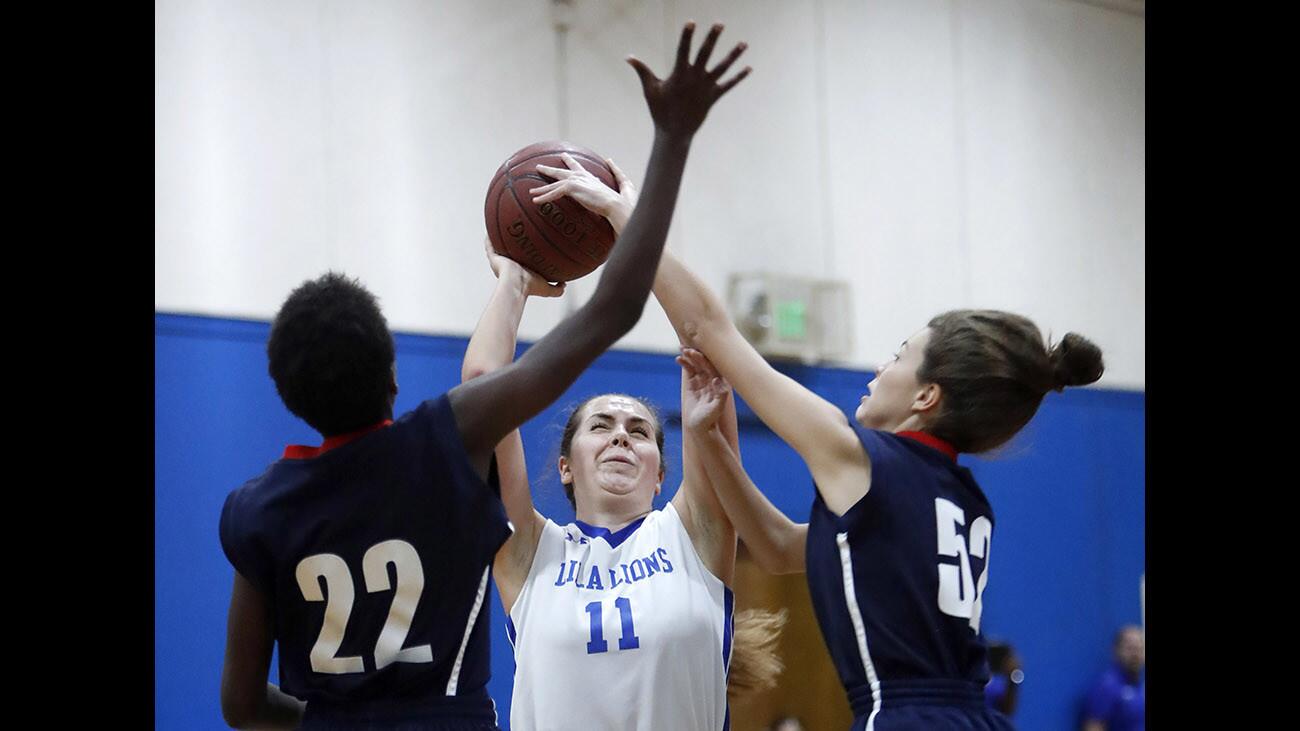 Photo Gallery: Lycée International girls basketball vs. Le Lycée