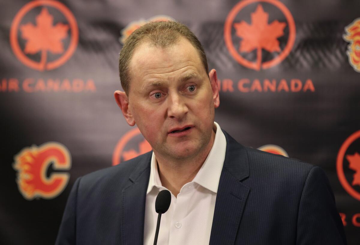 Calgary Flames General Manager Brad Treliving in 2016.