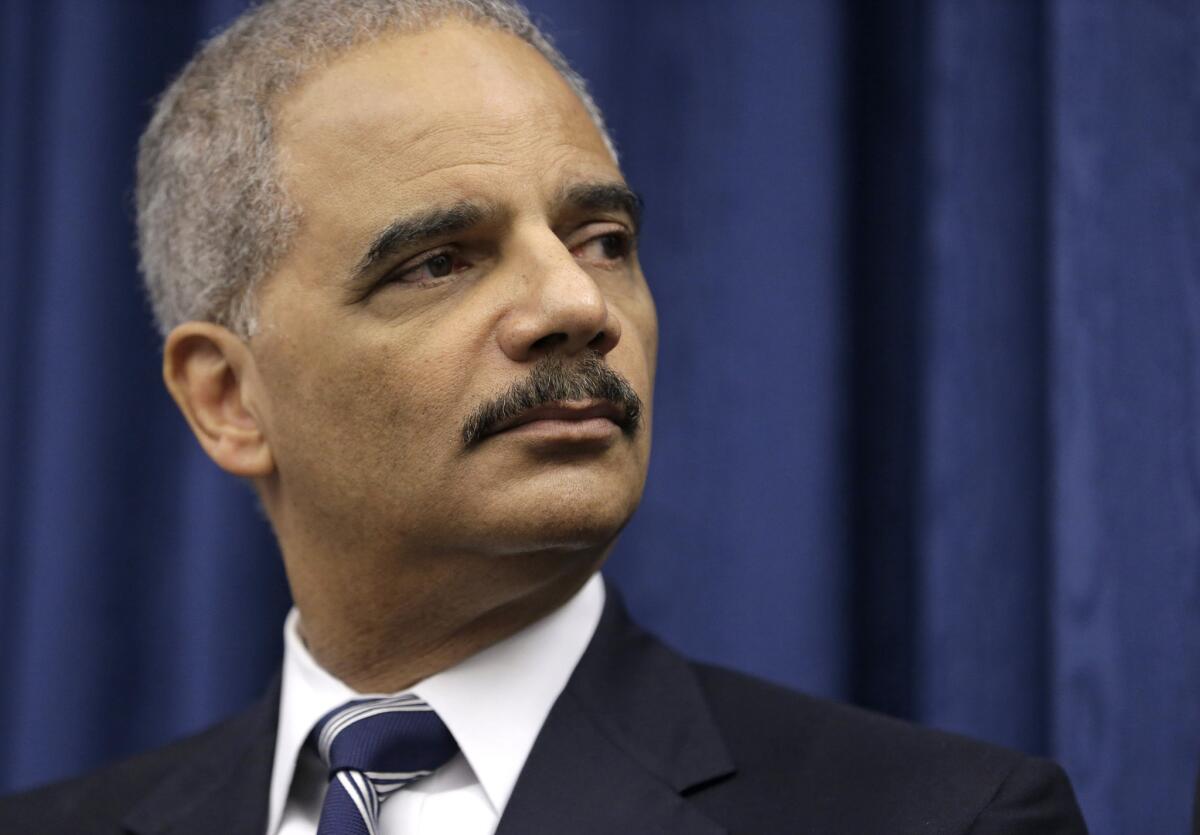 Atty. Gen. Eric H. Holder Jr. is set to release on Monday a broader policy that bars profiling by most federal law officers.