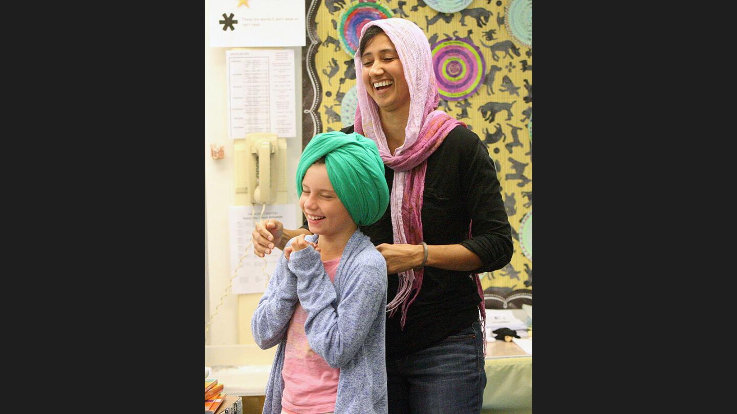 Photo Gallery: Third grade students at Paradise Canyon Elementary get lesson in Sikh religion