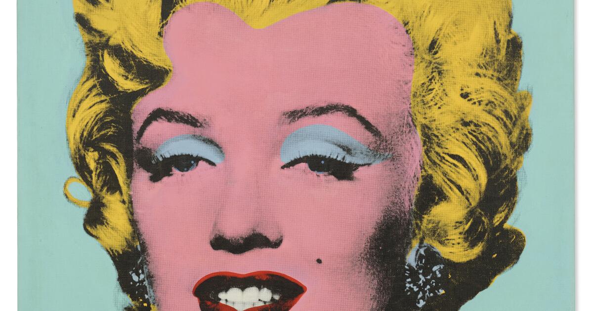 Andy Warhol's 'Shot Sage Blue Marilyn' sets new auction ...
