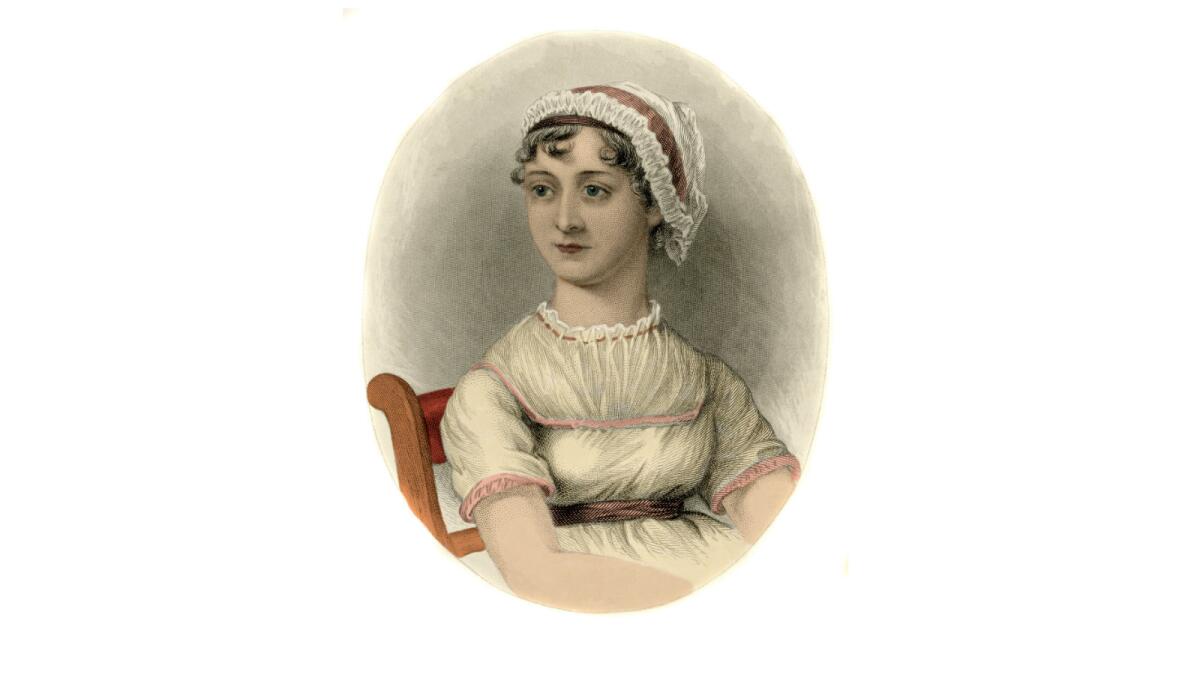 An illustration of Jane Austen