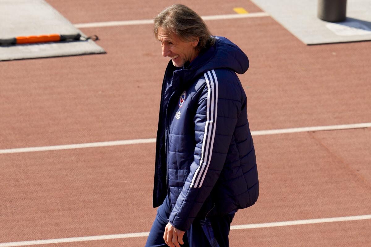 El técnico de Chile Ricardo Gareca