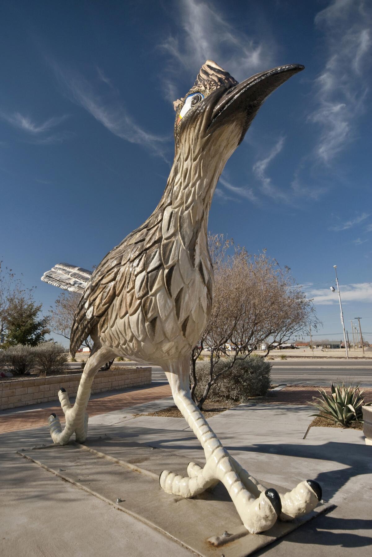 Paisano Pete was for many years the World's Largest Roadrunner. At 22 feet long and 11 feet tall, he's still pretty big.