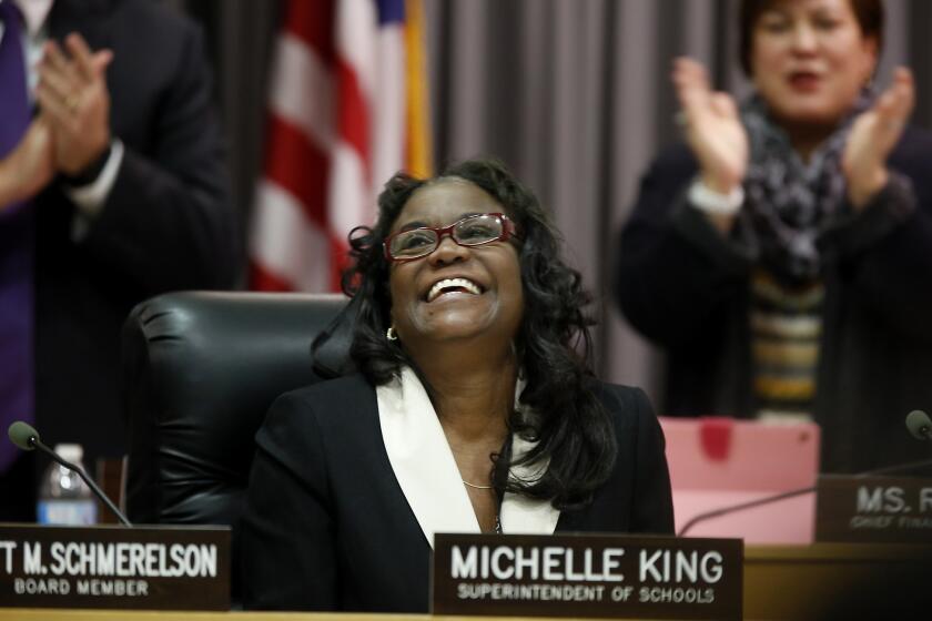 Michelle King, the new L.A. Unified School District superintendent.