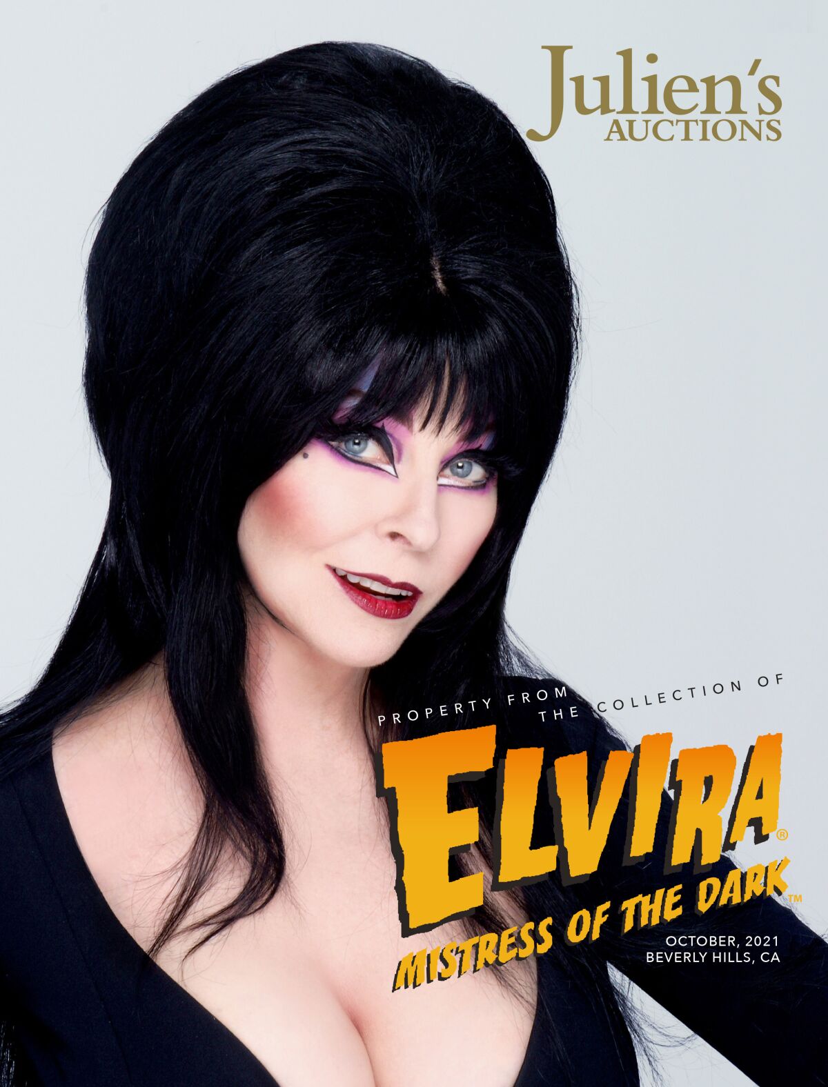 The catalog for Elvira's Julien's Auctions collection