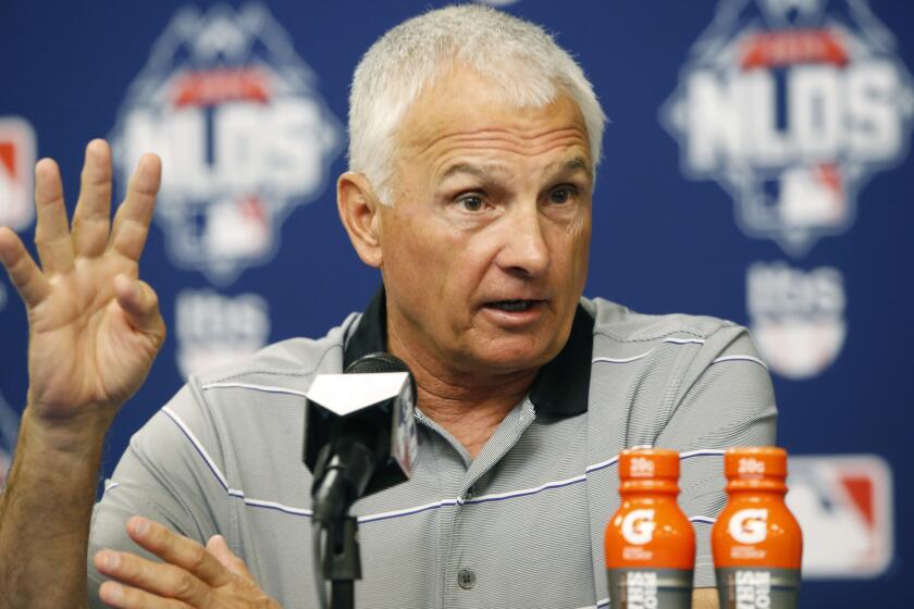 New York Manager Terry Collins discusses a controversial play in Game 2 in which Mets shortstop Ruben Tejada was upended by a slide from the Dodgers' Chase Utley.