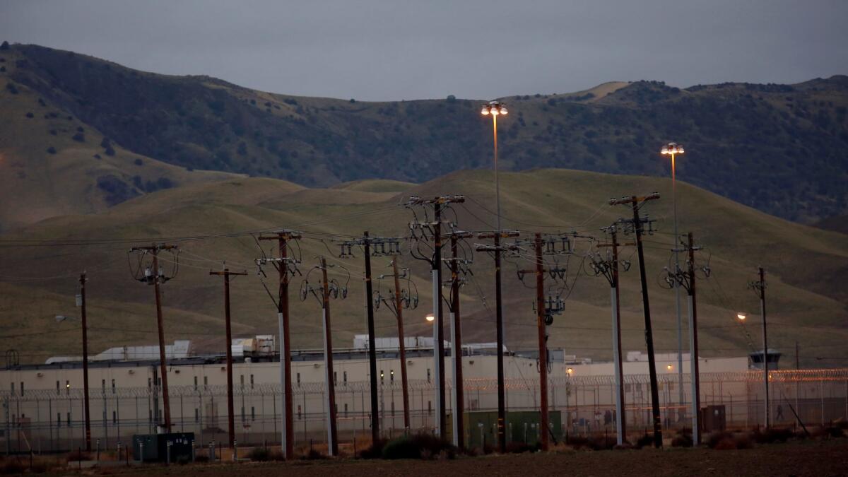 Avenal State Prison is seen in Kings County, Calif., on Nov. 16, 2016. (Francine Orr / Los Angeles Times)