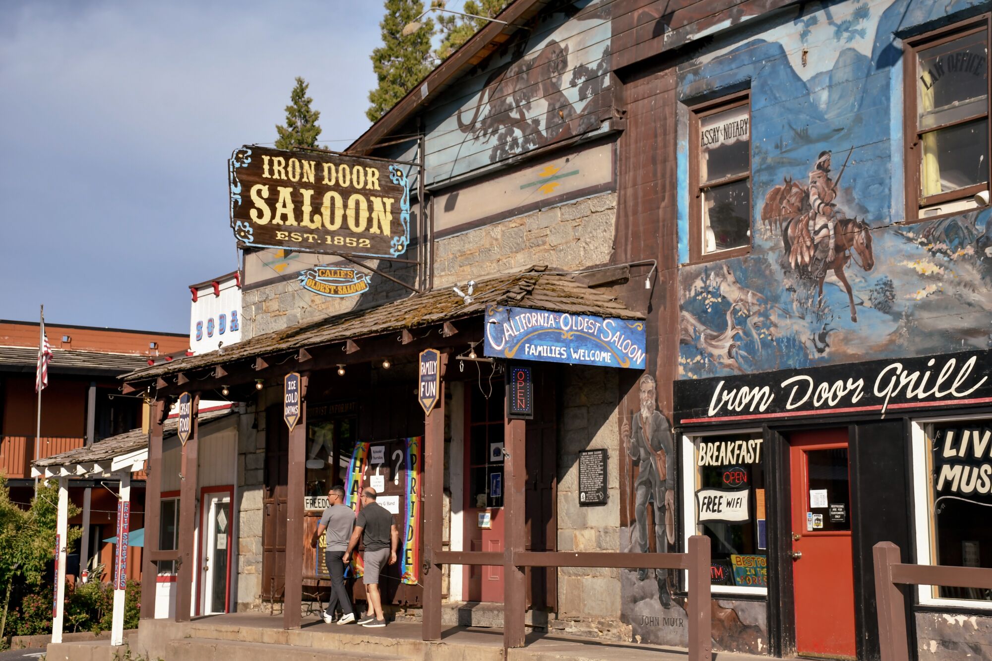 The Iron Door Saloon in Groveland.