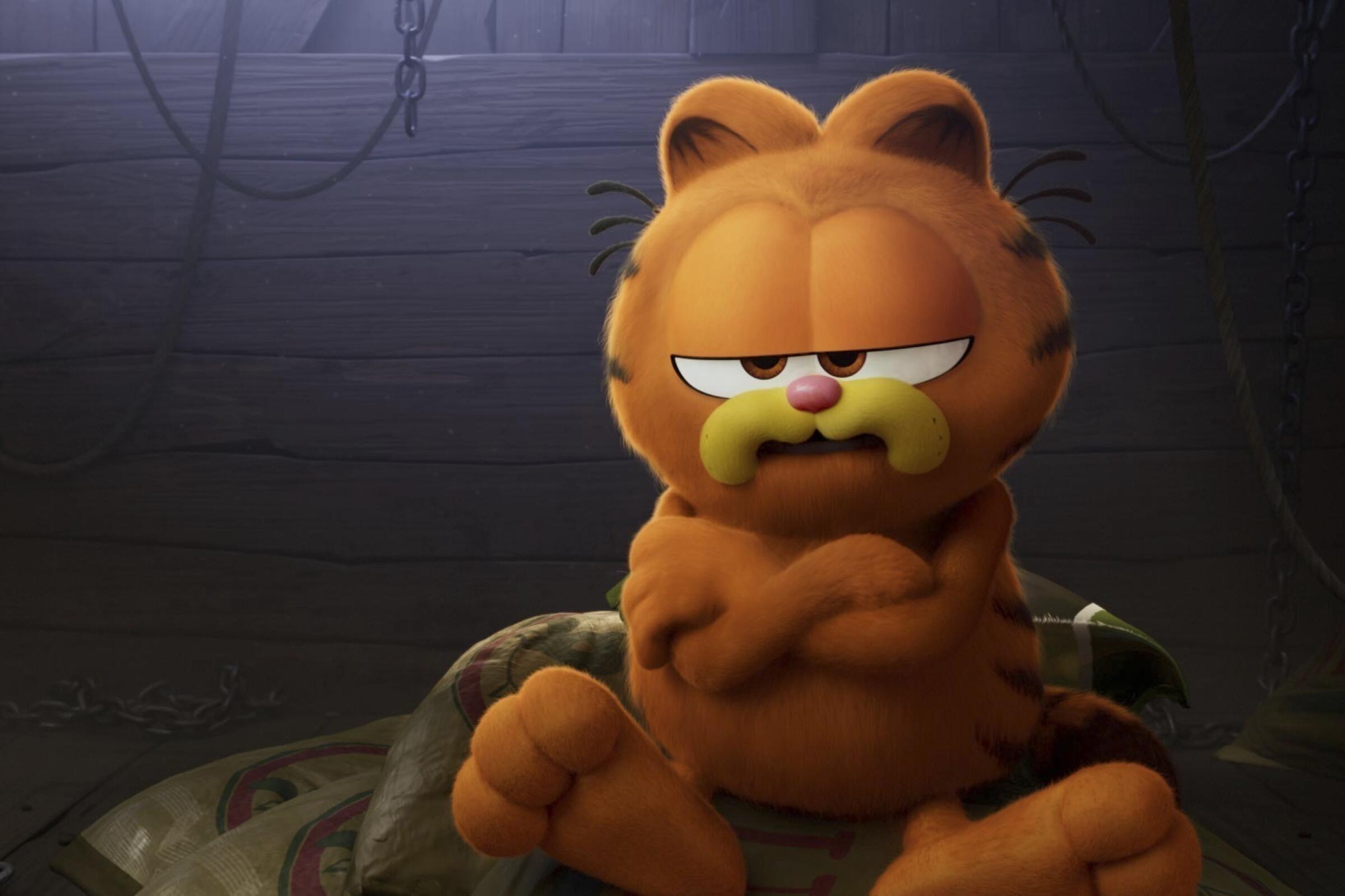 Una escena de la película "The Garfield Movie”. Foto cortesía de Sony Pictures. 