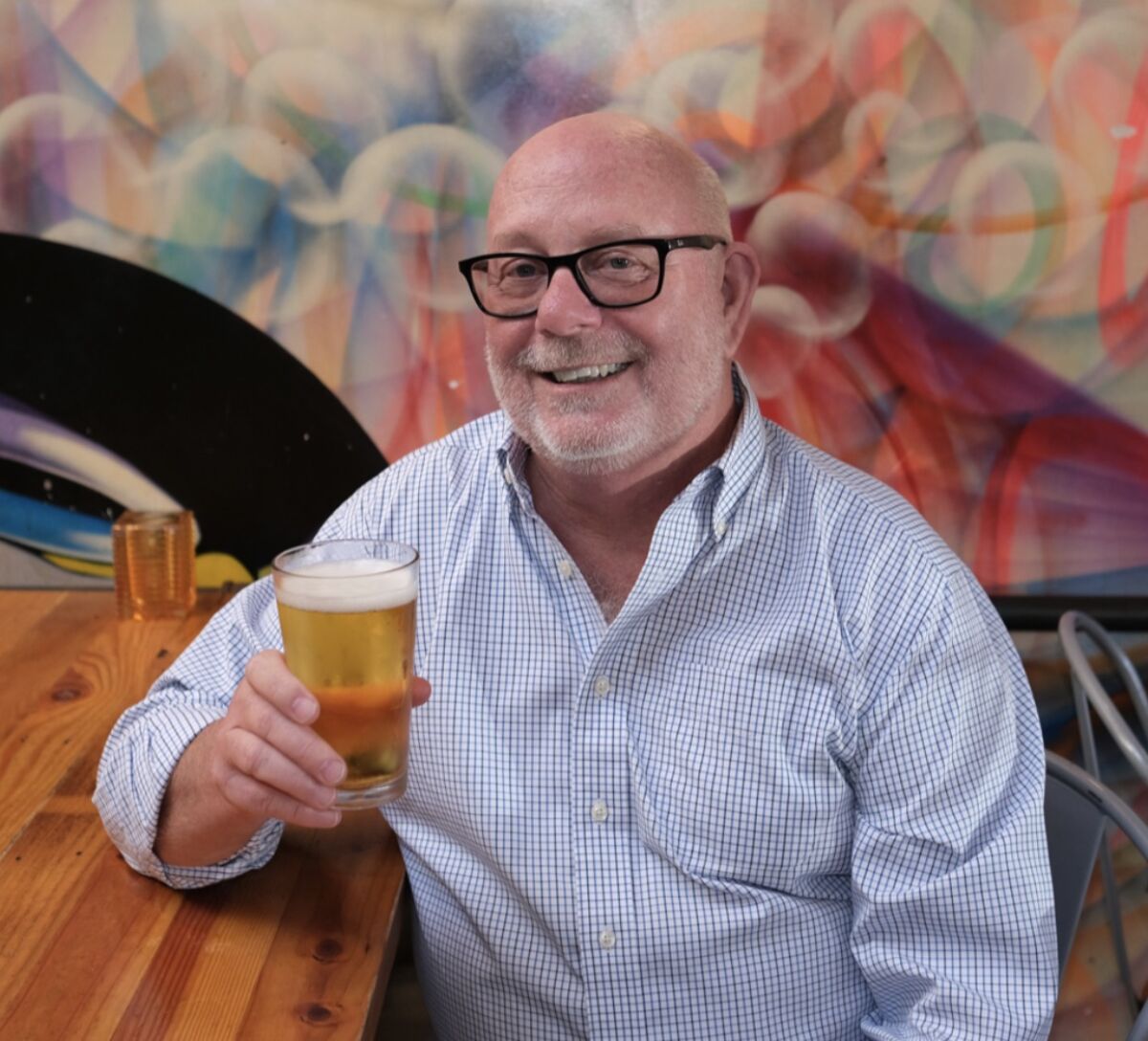 Doug Hasker, the brewer at Puesto Cervecería