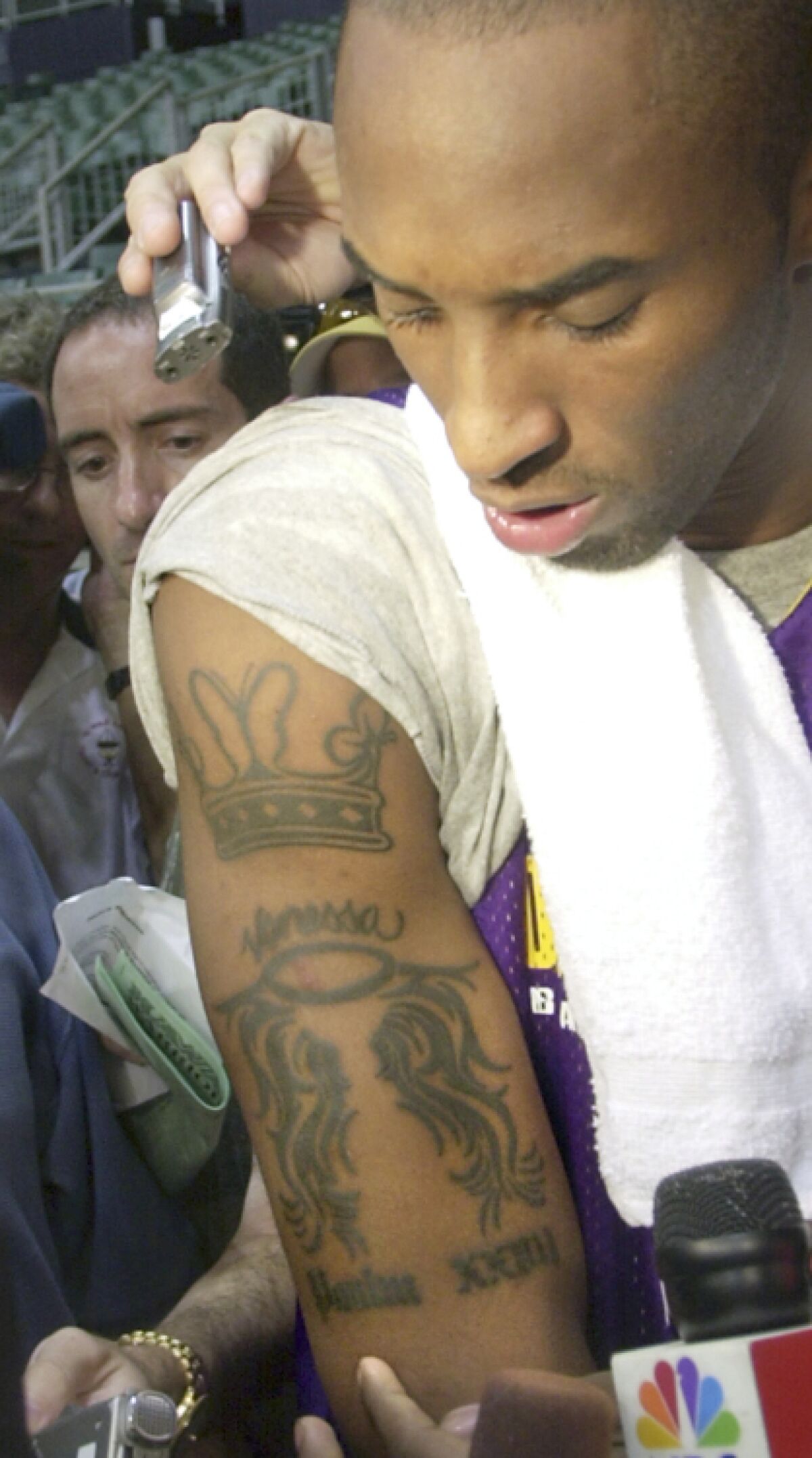 Kobe Bryant's arm tattoos