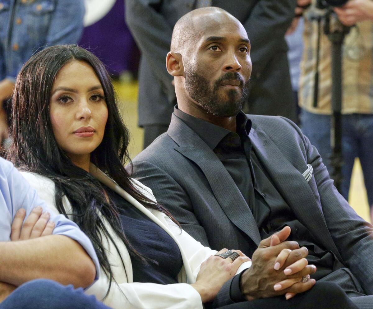 Kobe and Vanessa Bryant in 2017
