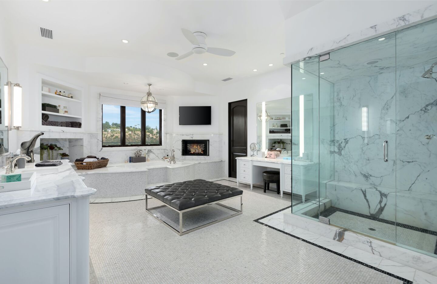 The primary bathroom.