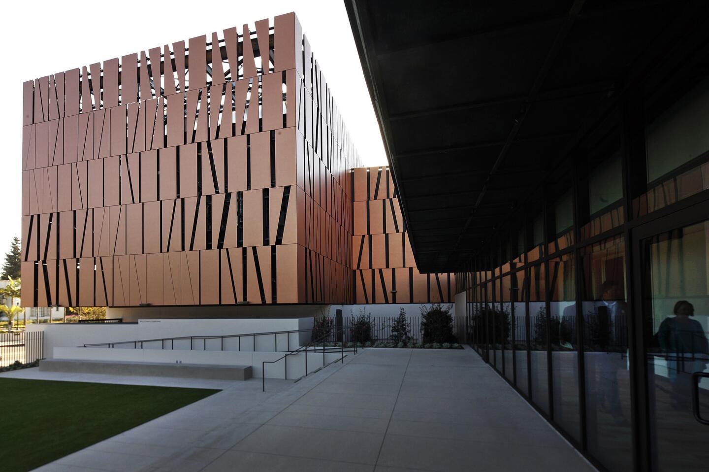 The Wallis Annenberg Center for the Performing Arts located on a 2.5-acre site at the intersection of Santa Monica Boulevard and Canon Drive in Beverly Hills on October 30, 2013. The site includes the expanded 1934 Beverly Hills Post Office and a new 500-seat Bram Goldsmith Theater designed by SPF architect Zoltan Pali.