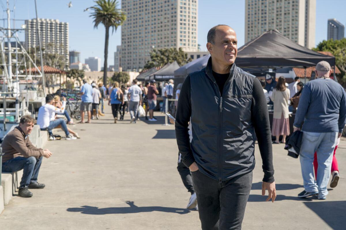CNBC personality Marcus Lemonis visits San Diego's working waterfront.