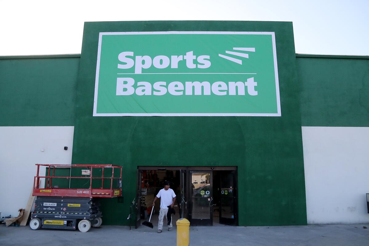 The new Sports Basement in Fountain Valley has taken over the building where Fry's Electronics used to be.