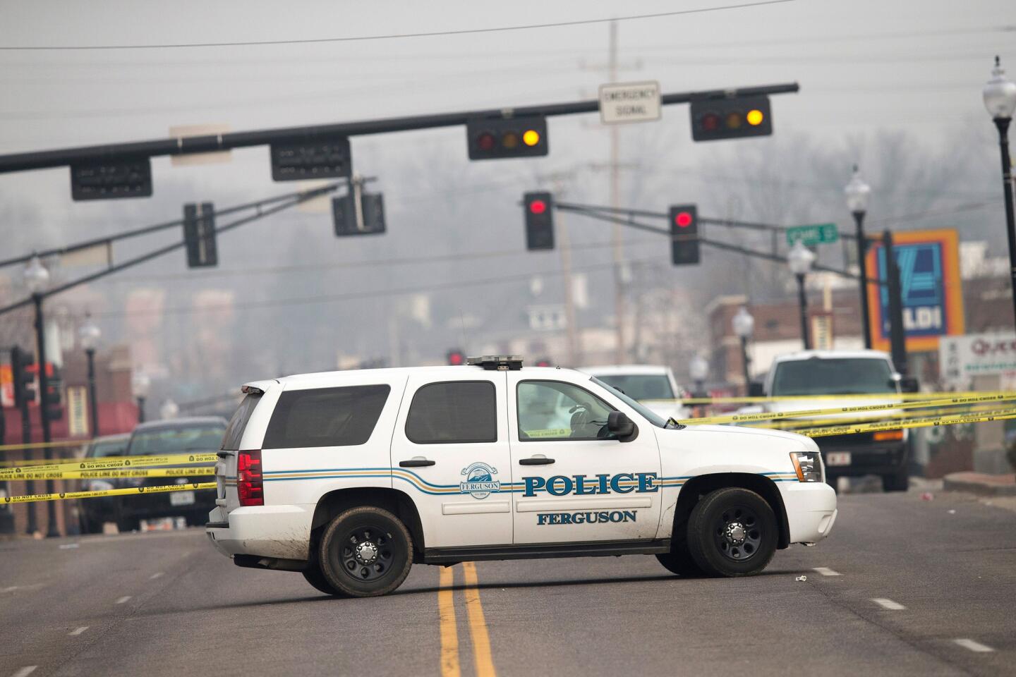 Two officers shot in Ferguson